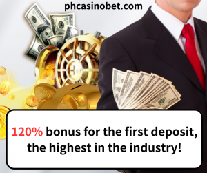 120% bonus for the first deposit, the highest in the industry!