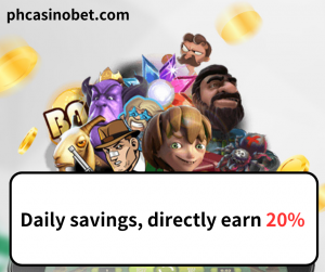 Daily savings, directly earn 20%